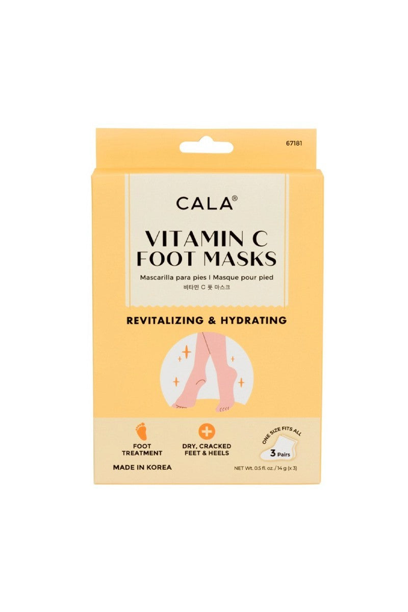 CALA Vitamin C or Collagen Foot Mask Treatment