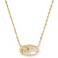 Elisa Bow Short Pendant Necklace