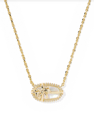 Elisa Bow Short Pendant Necklace