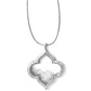 Toledo Saltar Necklace Silver Front View