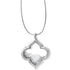 Toledo Saltar Necklace Silver Front View