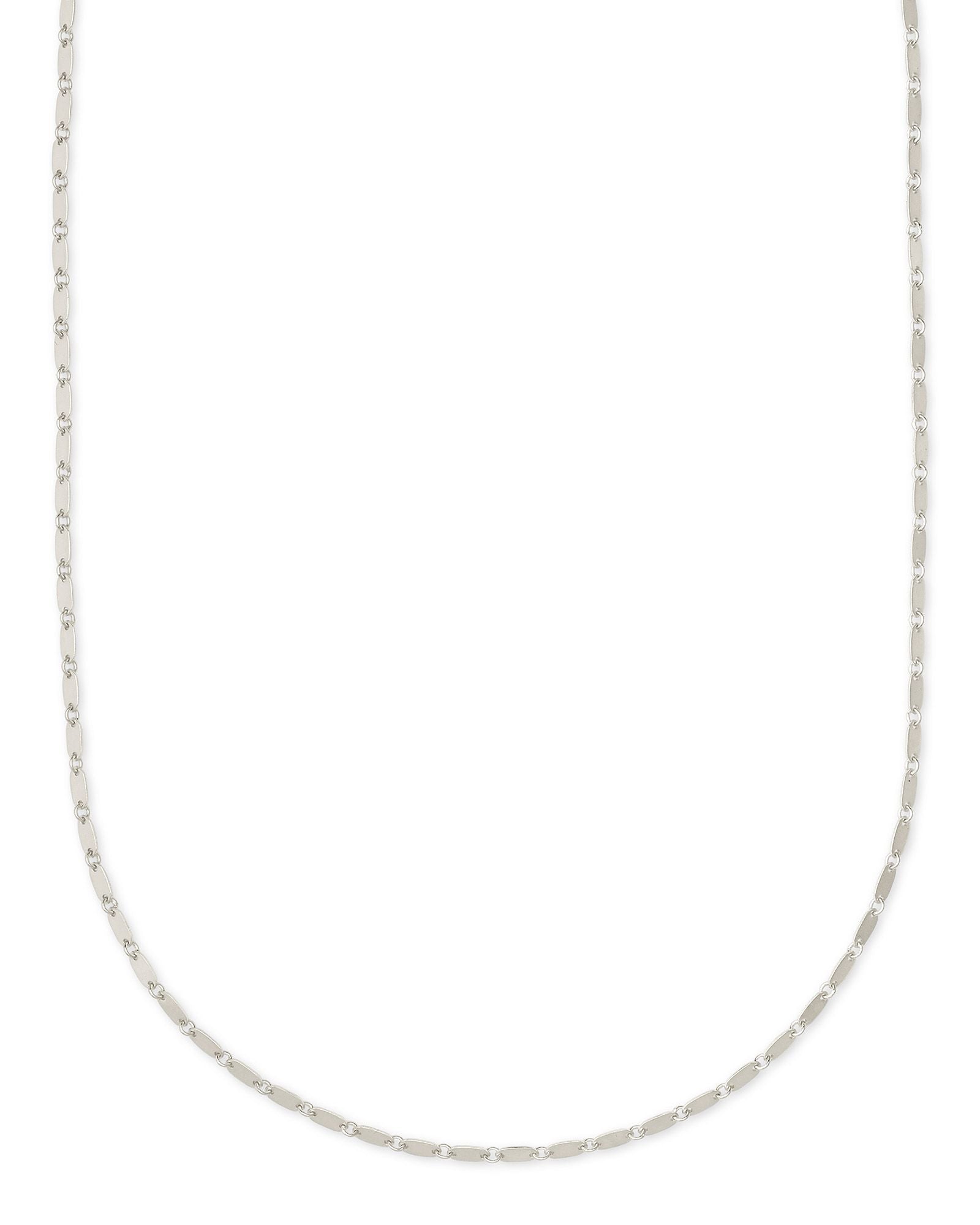 Kendra Scott Lola Chain Necklace Rhodium