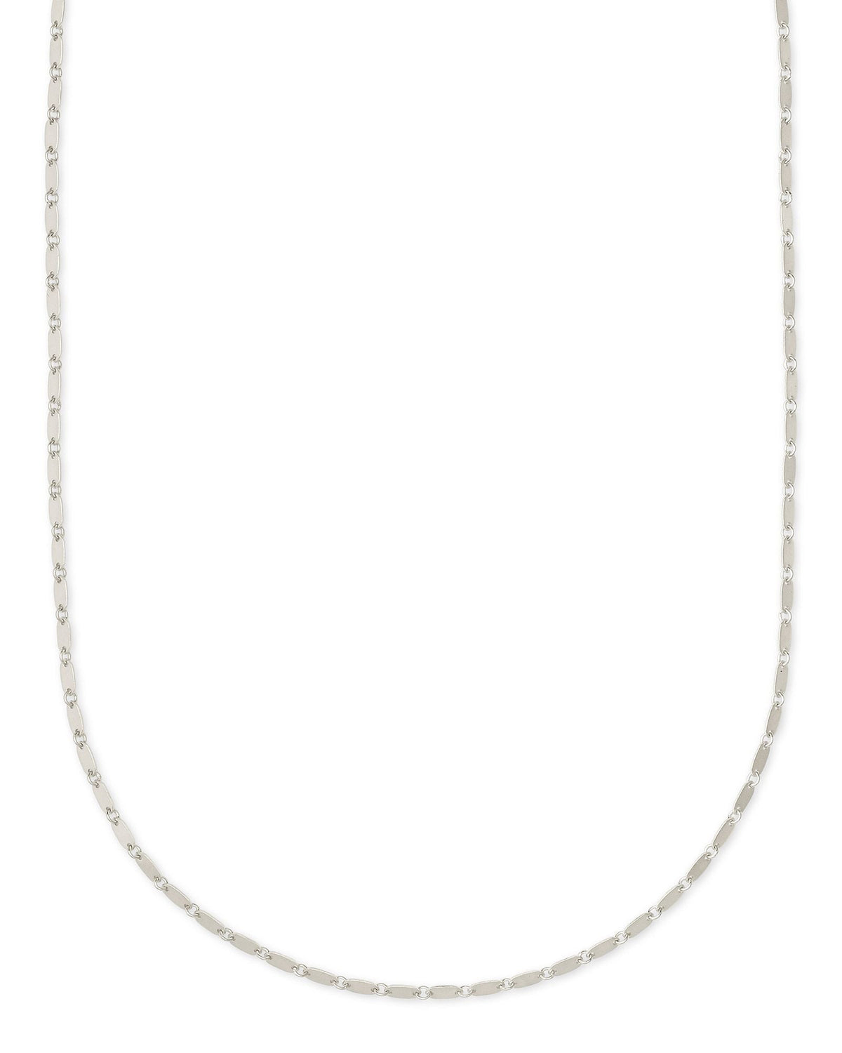 Kendra Scott Lola Chain Necklace Rhodium