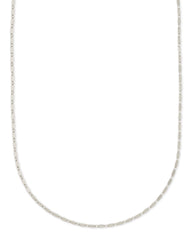 Kendra Scott Lola Chain Necklace Rhodium