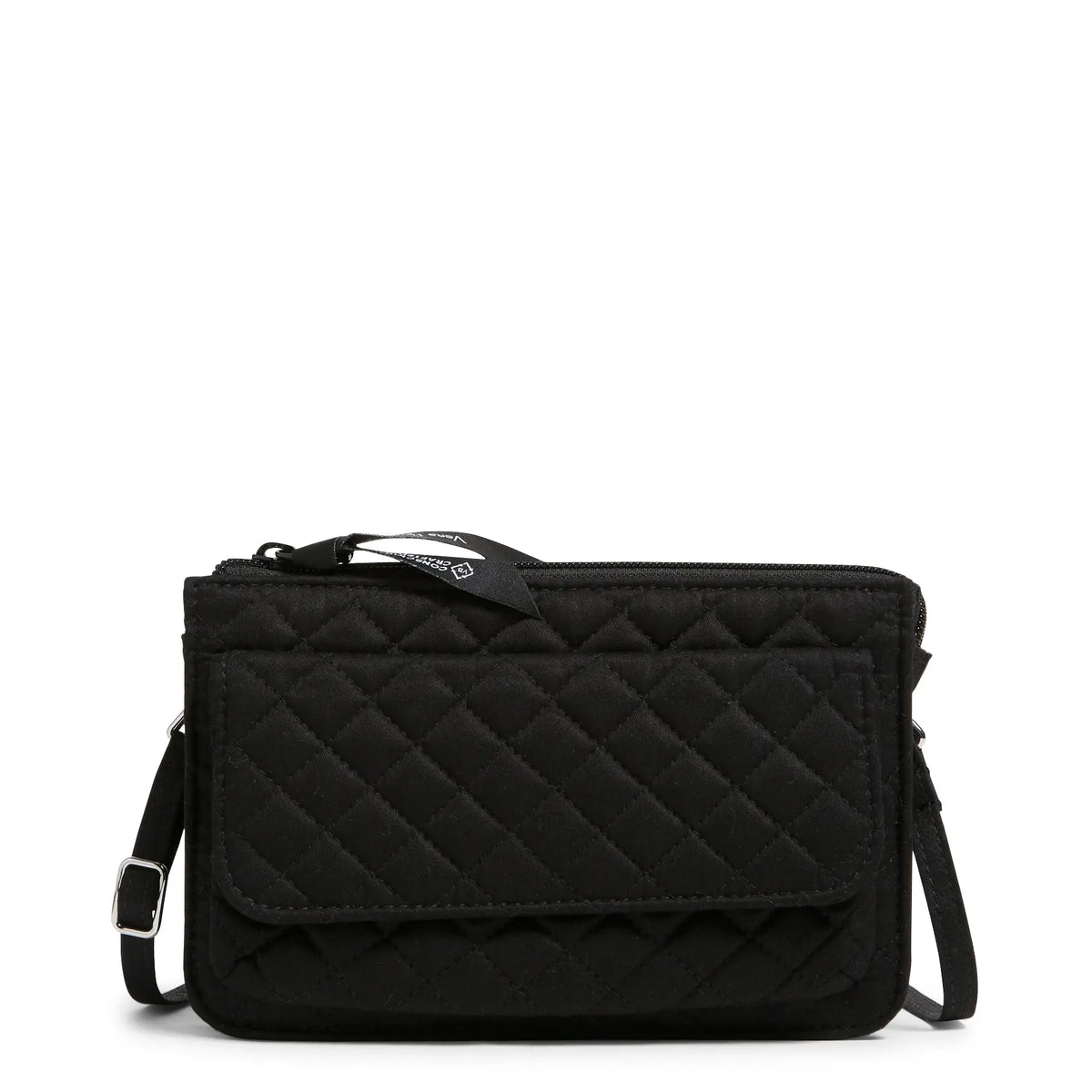 RFID Wallet Crossbody Black