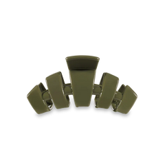 TELETIES Classic Olive Tiny Hair Clip