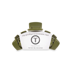 TELETIES Classic Olive Tiny Hair Clip