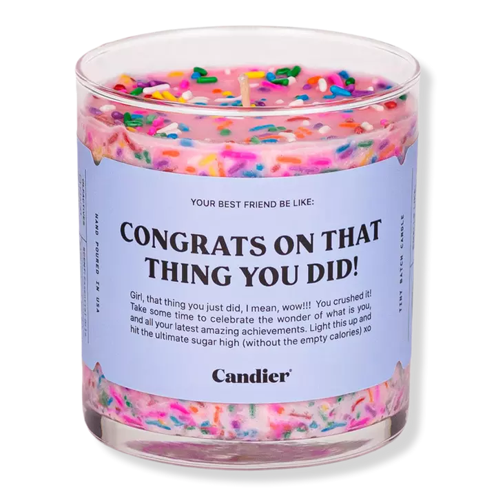 Congrats On That Thing You Did! Candle - Candier Candles