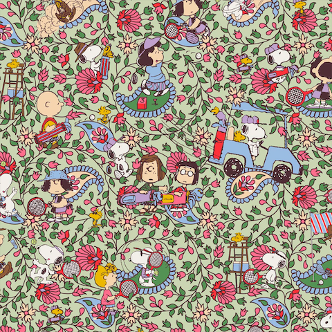 Country Club Peanuts Paisley