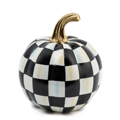 Courtly Check Glossy Pumpkin