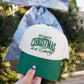 christmas cowboy hat detail