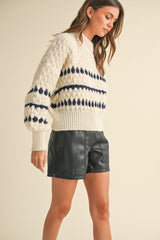 Aspen Color Popped Sweater