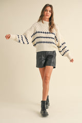 Aspen Color Popped Sweater