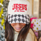 jesus reason hat closeup