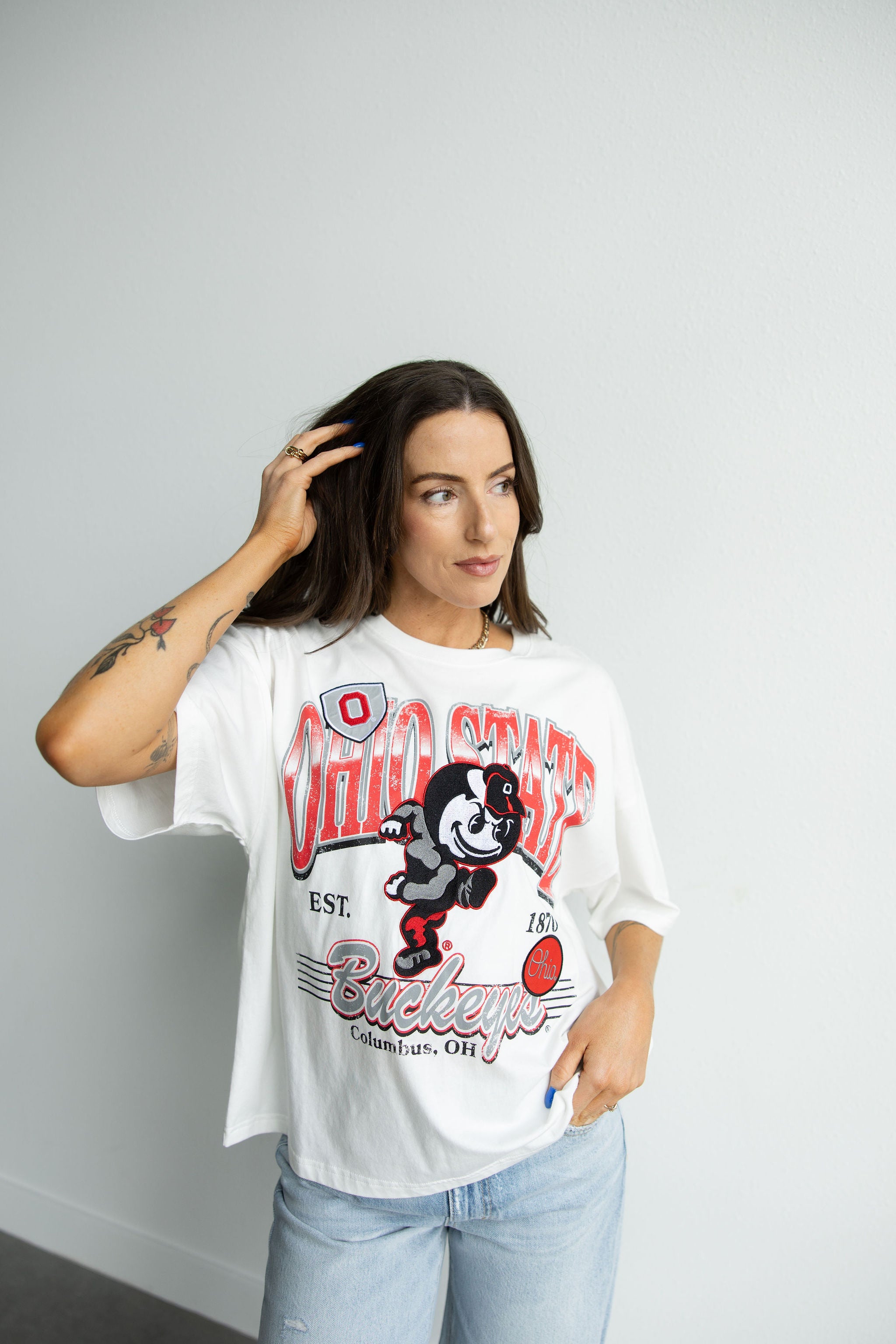 Ohio State Maddux Oversized Tee