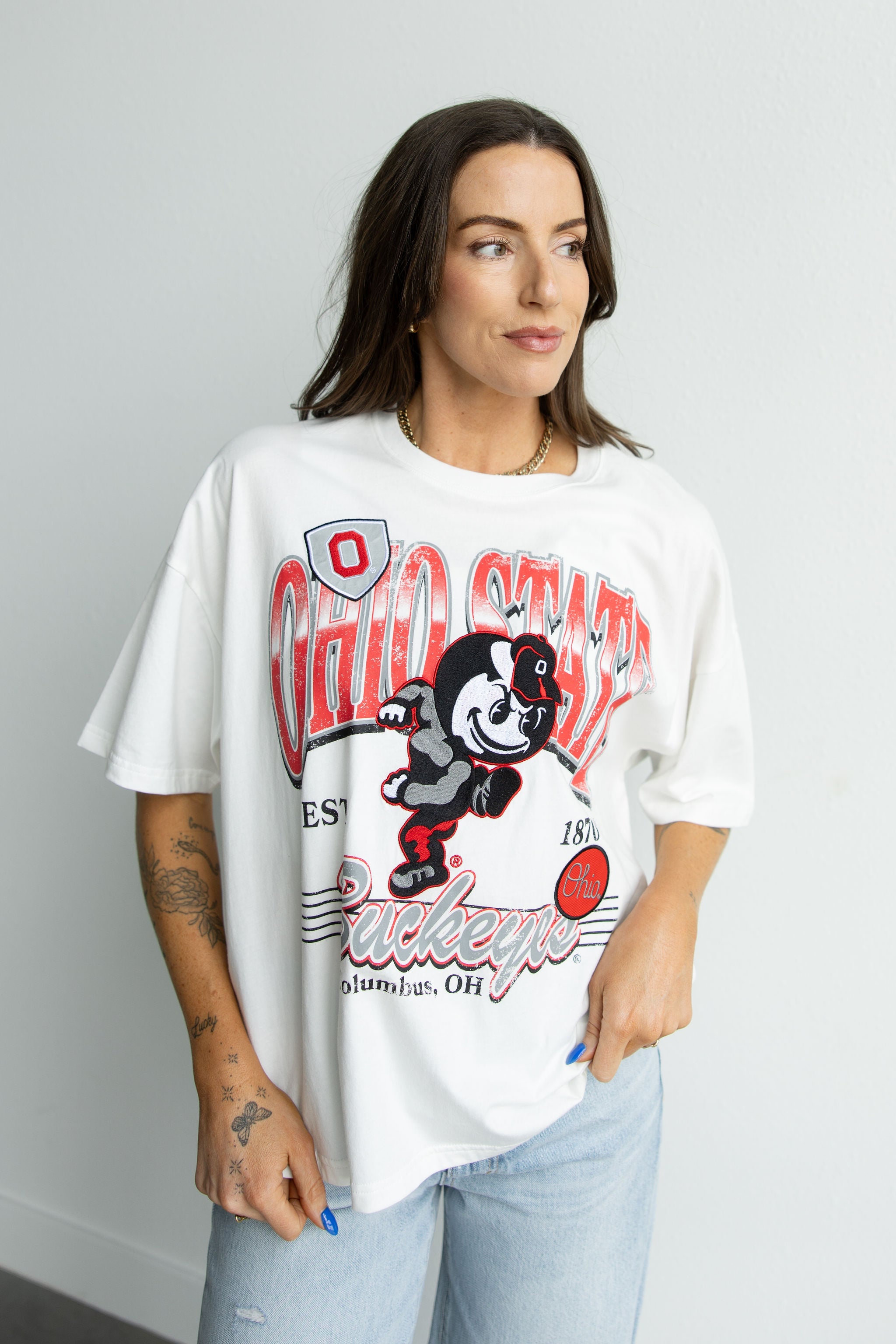 Ohio State Maddux Oversized Tee