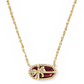 Elisa Bow Short Pendant Necklace