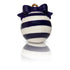 White and blue Christmas ornament from Nora Fleming.