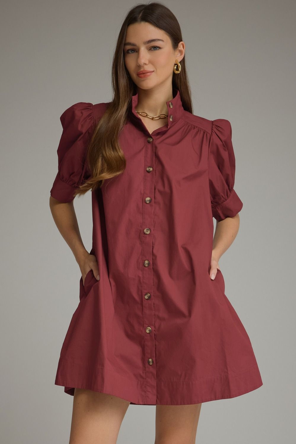 Abby Shift Red Dress