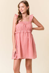 Annie Striped Mini Dress