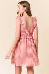 Annie Striped Mini Dress