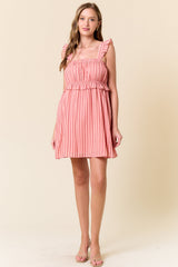 Annie Striped Mini Dress