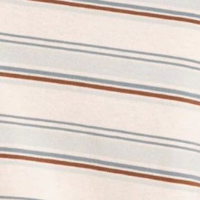 Cream Blue Stripe