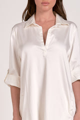 August Collared Shirt Dress