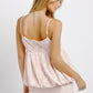 Daisy Mercantile Blossom Floral Sleeveless Tank | Blush Pink