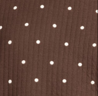 Brown Ivory Polkadot