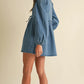 Georgie Denim Bow Mini Dress