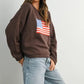 Graphic Knit Long Sleeve Top