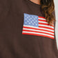 Graphic Knit Long Sleeve Top