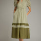 Harper Mixed Print Midi Dress
