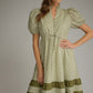 Harper Mixed Print Midi Dress