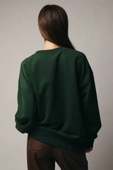 Holiday Dachsund Embroidered Sweatshirt