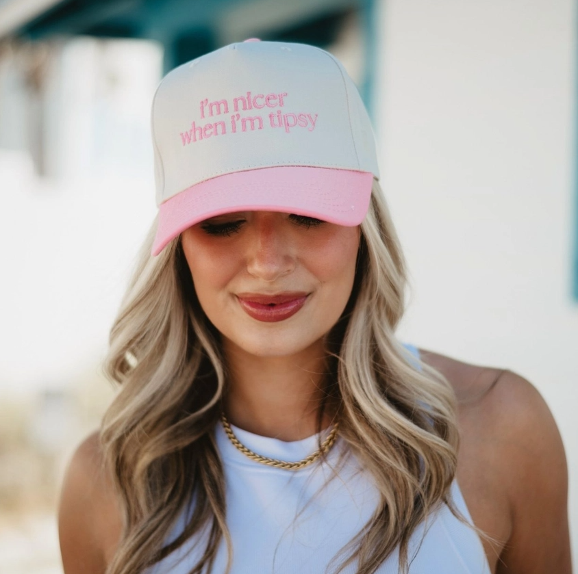 I'm Nicer When I'm Tipsy Trucker Hat