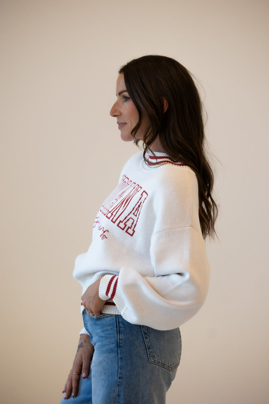 Indiana Queen Oversized Striped Sweater