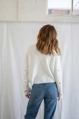 Juliet Red Heart Cardigan