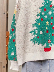 Merry Pine V Neck Cardigan