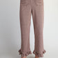 Monroe Gingham Ruffled Hem Pants