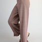 Monroe Gingham Ruffled Hem Pants