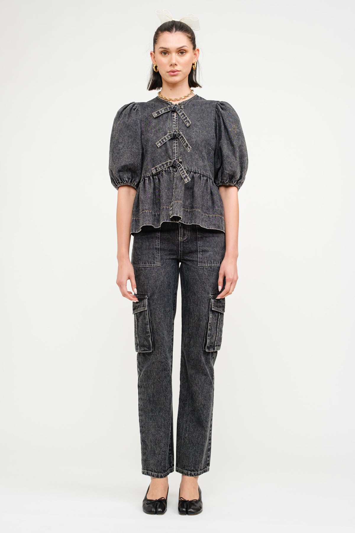 Norah Denim Blouse