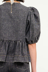 Norah Denim Blouse