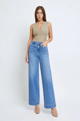 Nori High Waisted Wide Leg Jean