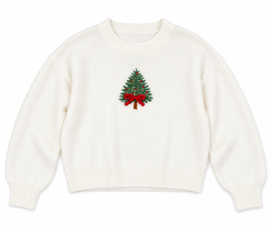 Oh, Christmas Tree Embroidered Sweater