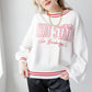 Ohio State Queen Oversized Striped Sweater