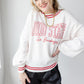 Ohio State Queen Oversized Striped Sweater