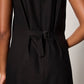 Posh Button Linen Dress