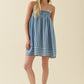 Vienna Smocked Striped Dress